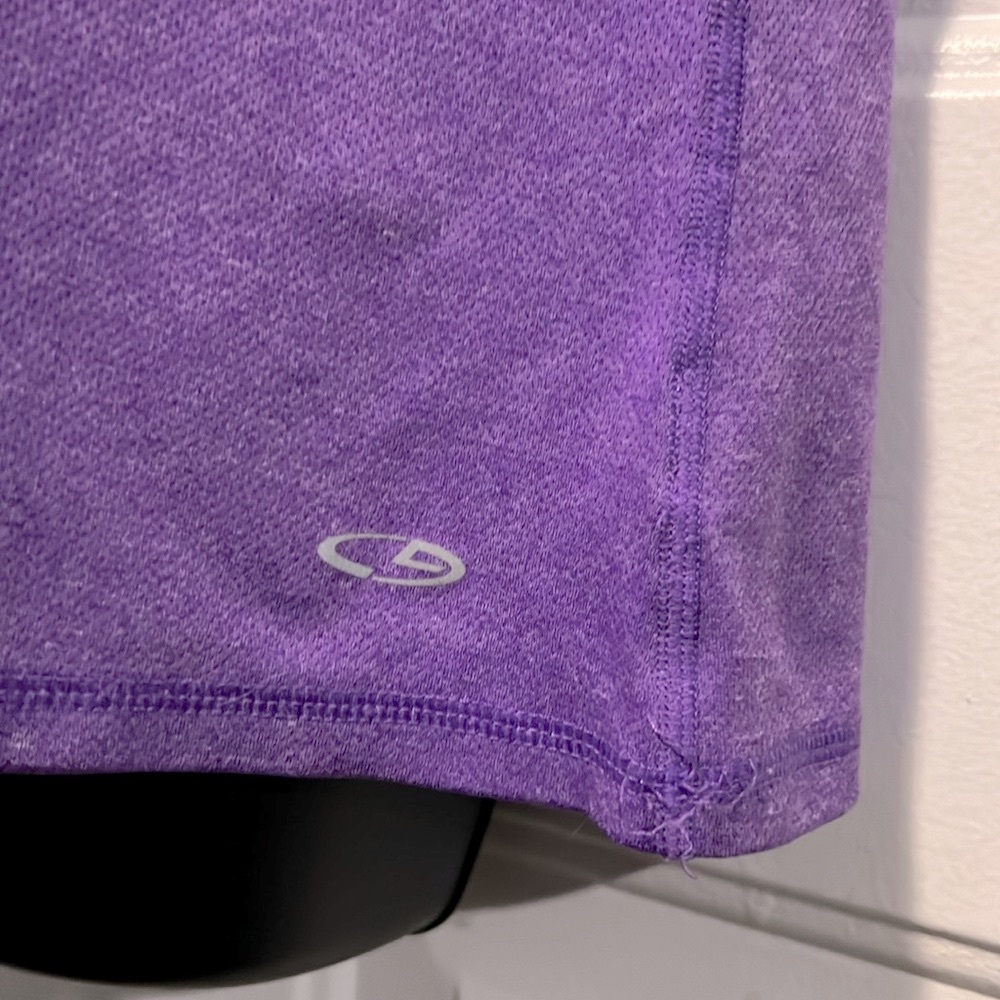 🔴 CLEARANCE 🏃‍♀️ CHAMPION PURPLE SLEEVELESS ATHLETIC DRI-FIT TSHIRT Women’s XXL - Picture 5 of 7